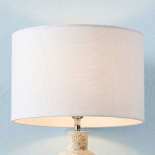 Suzie Drum Linen  Lamp Shade