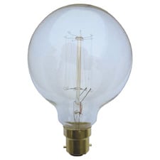Ravello B22 Fancy Round 25w Carbon Filament Bulb
