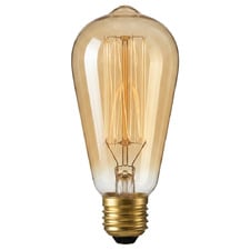 Wickham E27 Tubular 25W Dimmable LED Filament Bulb