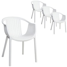 Osaka Stackable Outdoor Armchairs (Set of 4)