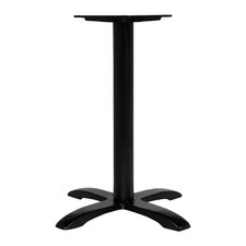Black Baccra Iron 4 Way Table Base