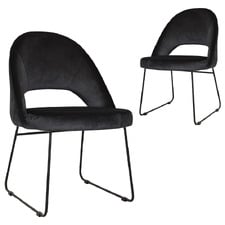 Luxor Upholstered Visitor Chairs (Set of 2)