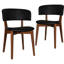 Auburn Ash Wood Dining Chairs (Set of 2)