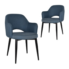 Lex Cotton-Blend Dining Chairs (Set of 2)