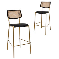 77cm Easton V Bar Stools (Set of 2)