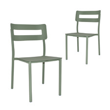 Byron Outdoor Side Chairs (Set of 2)