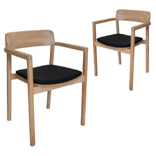 Trinity I Ash Wood Dining Chairs (Set of 2)