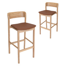 77cm Trinity Upholstered Bar Stools (Set of 2)
