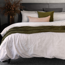 Bowie Cotton Flannelette Quilt Cover Set