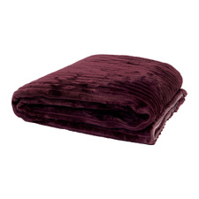 Channel Fleece Throw