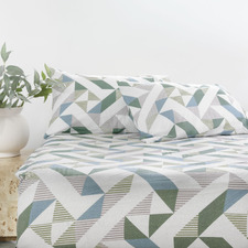 Huxley Cotton Flannelette Fitted Sheet Set