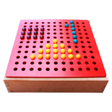 Q Toys Wooden Froebel Peg & Lacing Board