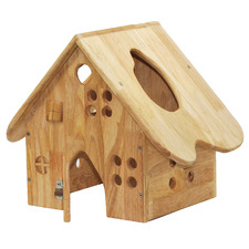 Q Toys Rubberwood Barn House