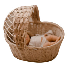Q Toys Jute Doll Basket