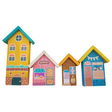 Q Toys 4 Piece Multi-Coloured Playhouse Set