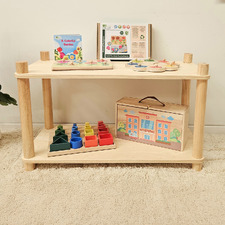 Q Toys Kids' Montessori 2 Tier Shelf