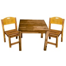Large Table and 2 Chairs Set