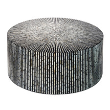 Barbara Round Capiz Shell Coffee Table
