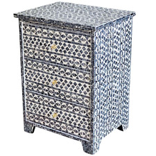 Santa Fe Shell Inlay Side Table