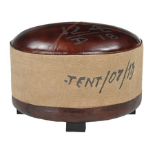 Tent 124 Leather Ottoman