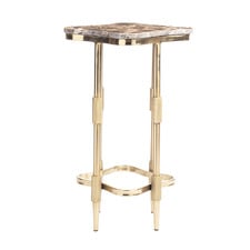 Thorne Iron & Indian Marble Side Table