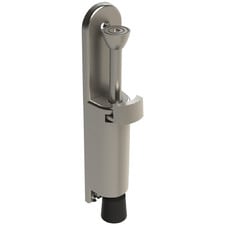 Architectural Satin Push-Down Door Holder