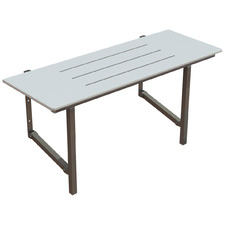 Independent Living White Accessible Folding Shower Seat