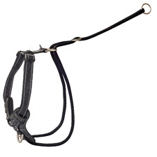 Black Control Stop Pull Harness
