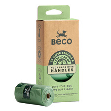 60 Piece Unscented Poop Bags with Handles