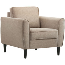 Axel Rounded Arm Upholstered Armchair