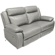 Godric 2 Seater Leather Electric Recliner Sofa