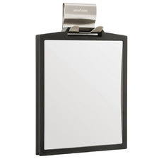 Black Doppio Double Sided Shower Mirror