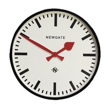 Newgate 45cm Black Putney Wall Clock