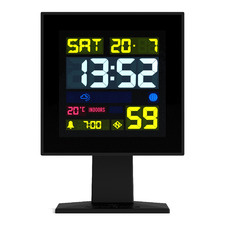 Newgate Monolith LCD Alarm Clock