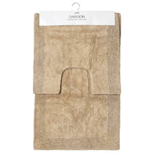 2 Piece Dawson Cotton Bath & Contour Mat Set