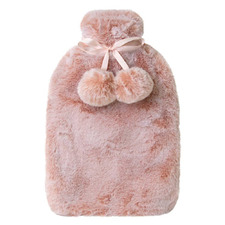 Archie 2L Faux Fur Hot Water Bottle with Cover