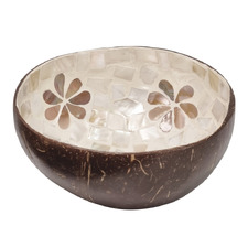Flower Coconut Nacre Decorative Bowl
