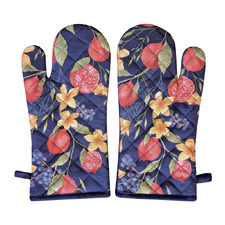 Pomegranate Cotton Oven Mitts (Set of 2)