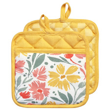 Millie Cotton Pot Holders (Set of 2)