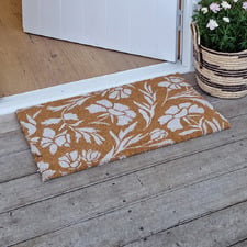Jasmine Floral Coir Doormat