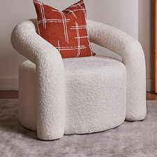 Zyla Boucle Accent Chair