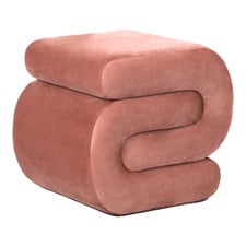 Luxa Velvet Ottoman