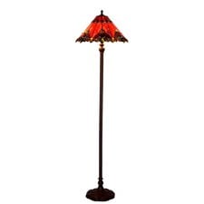 King Stained Glass Floor Lamp