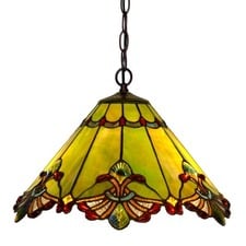 Secret Garden Glass Tiffany Pendant Light
