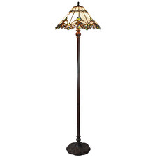 Desert Garden Leadlight Tiffany Floor Lamp