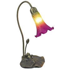 Lily Frosted Glass Gooseneck Table Lamp
