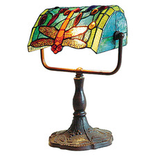 Dragonfly Banker Table Lamp