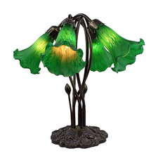 Five Branch Gooseneck Lily Lamp