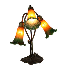 Three Branch Gooseneck Lily Lamp