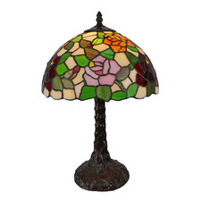 Garden Rose 45cm Tiffany Glass Table Lamp
